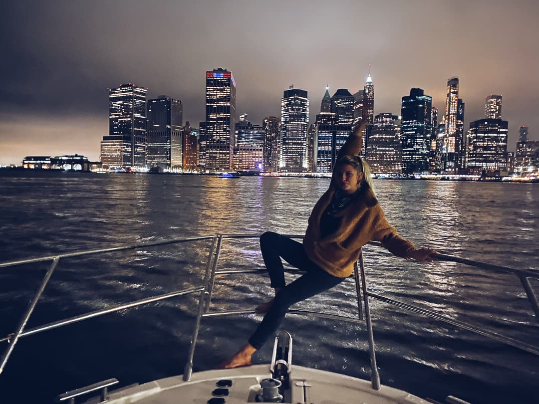 Celebrating on a Yacht