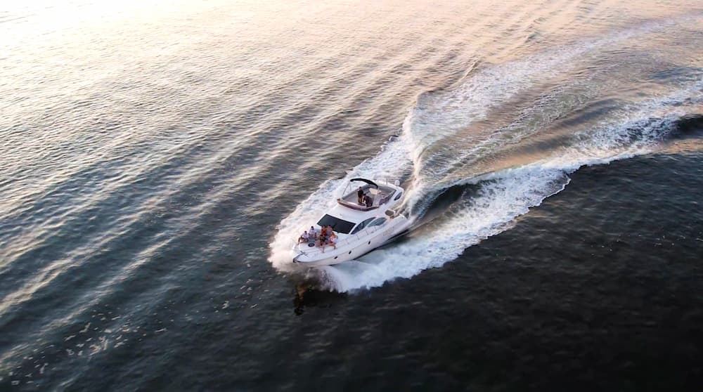 Arial View of Private Yacht Tour